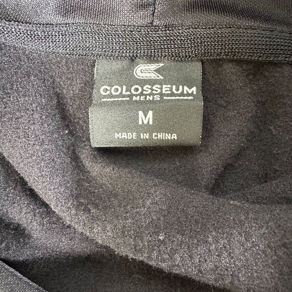 Men's Colosseum Black Washington State Cougars Blackout Pullover Hoodie M - Picture 3 of 4